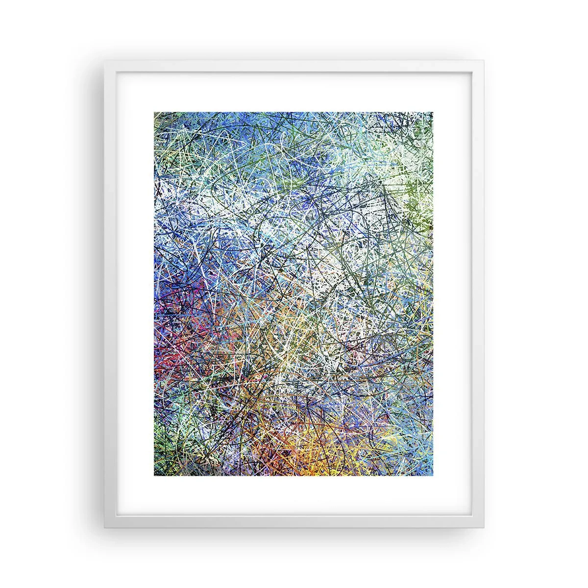 Poster în ramă albă - Nu este atât de simplu - 40x50 cm