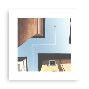 Poster - Deasupra labirintului urban - 30x30 cm