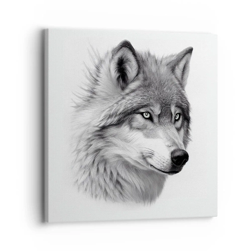 Tablou pe pânză - Alfa - fără îndoială - 30x30 cm