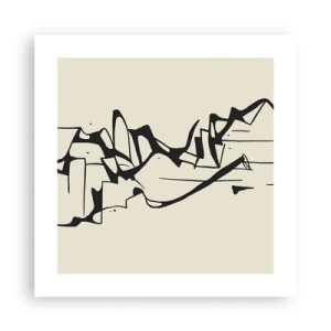 Poster - Poate că peisajul - 40x40 cm