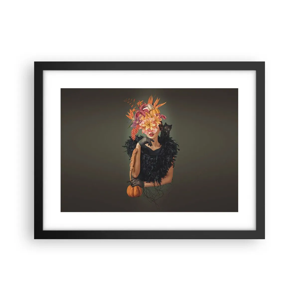 Poster în ramă neagră - Magia vrăjitoarei - 40x30 cm