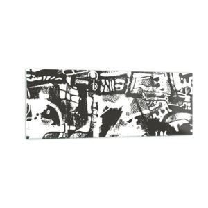 Tablou pe sticlă - Ordine sau haos? - 140x50 cm