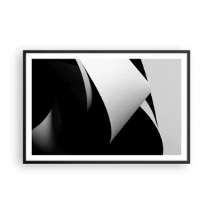 Poster în ramă neagră - Planuri de lumină din adâncurile umbrelor - 91x61 cm