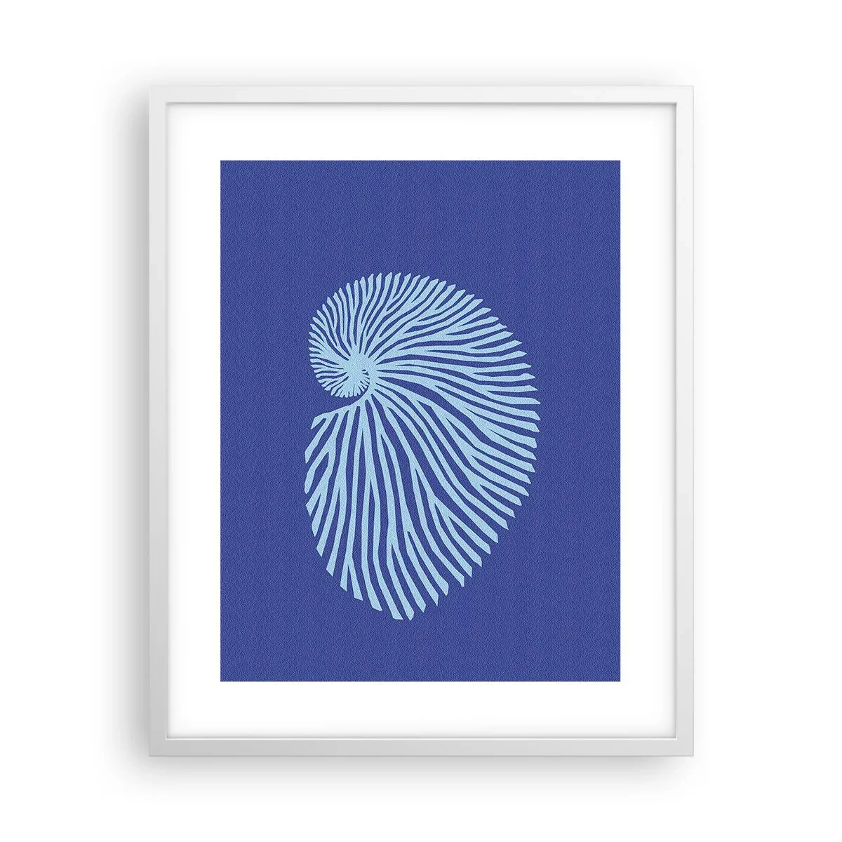 Poster în ramă albă - Nașterea cochiliei - 40x50 cm