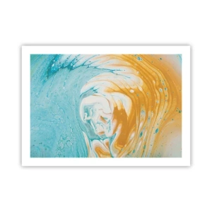 Poster - Vârtej de pastel - 70x50 cm