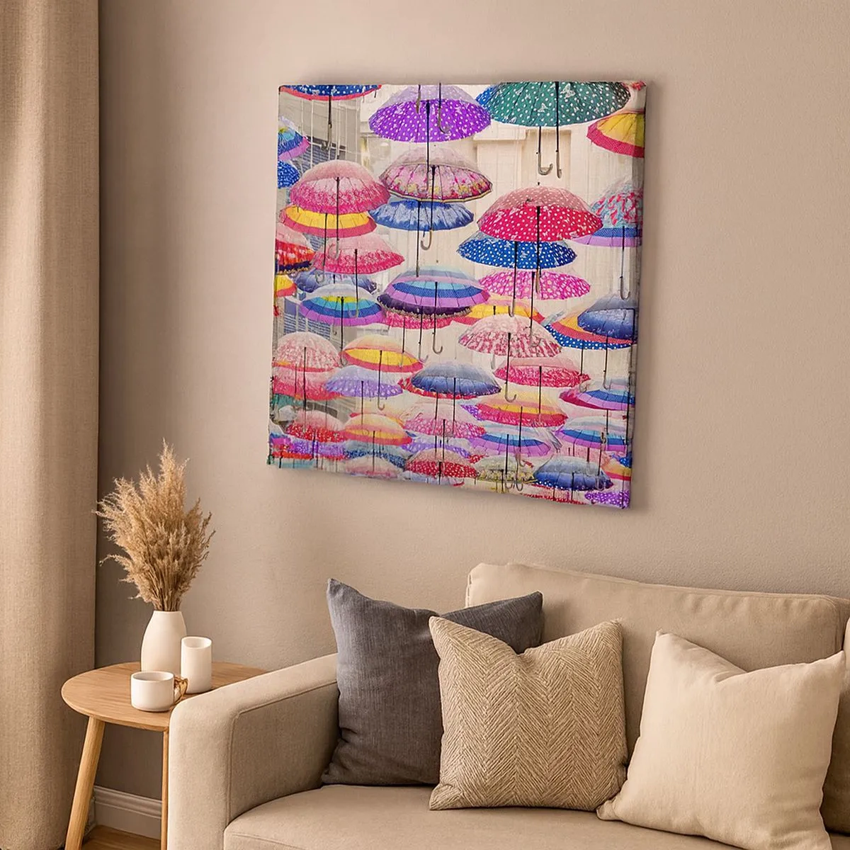 Tablou pe pânză - Pajiște urbană - 30x30 cm