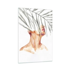 Tablou pe sticlă - Simțiți pulsul tropicelor - 70x100 cm