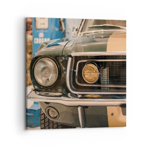 Tablou pe pânză - Întâlnire cu o legendă - 70x70 cm