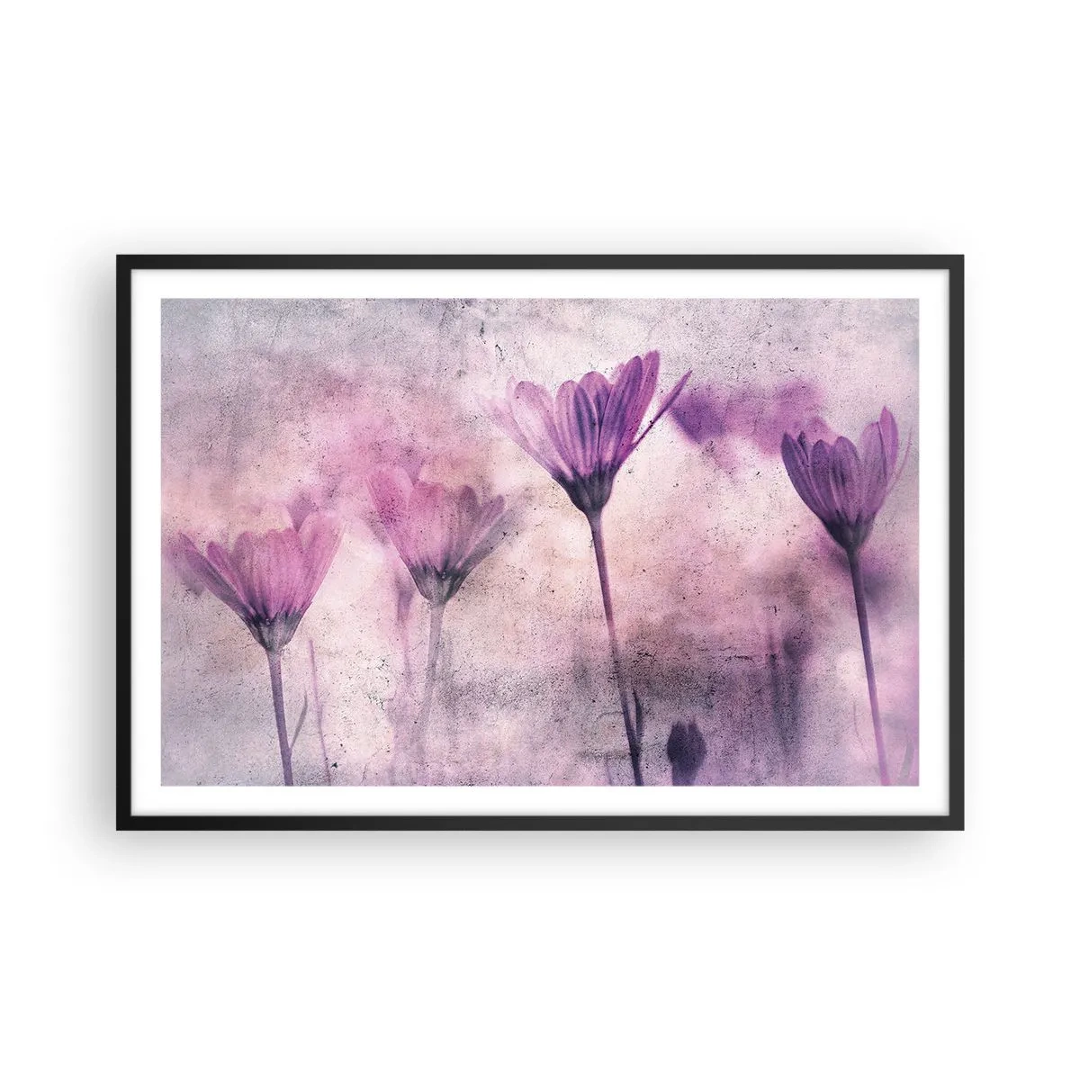 Poster în ramă neagră - Un vis de flori - 91x61 cm