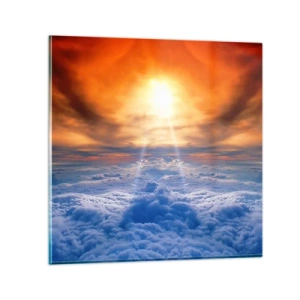 Tablou pe sticlă - Peisaj mistic - 60x60 cm