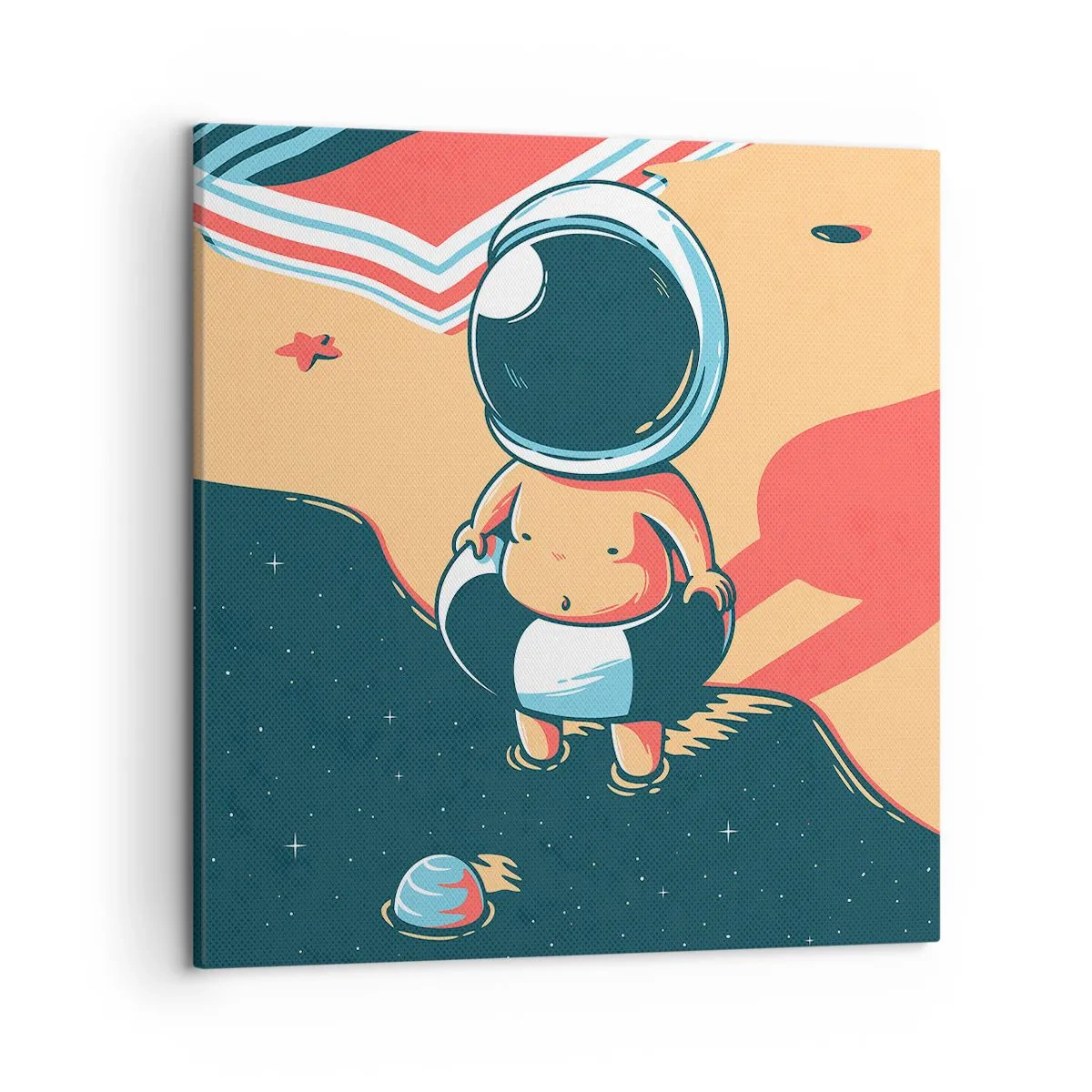 Tablou pe pânză - Dintr-o perspectivă diferită - 50x50 cm