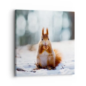 Tablou pe pânză - Și la ce te uiți? - 30x30 cm