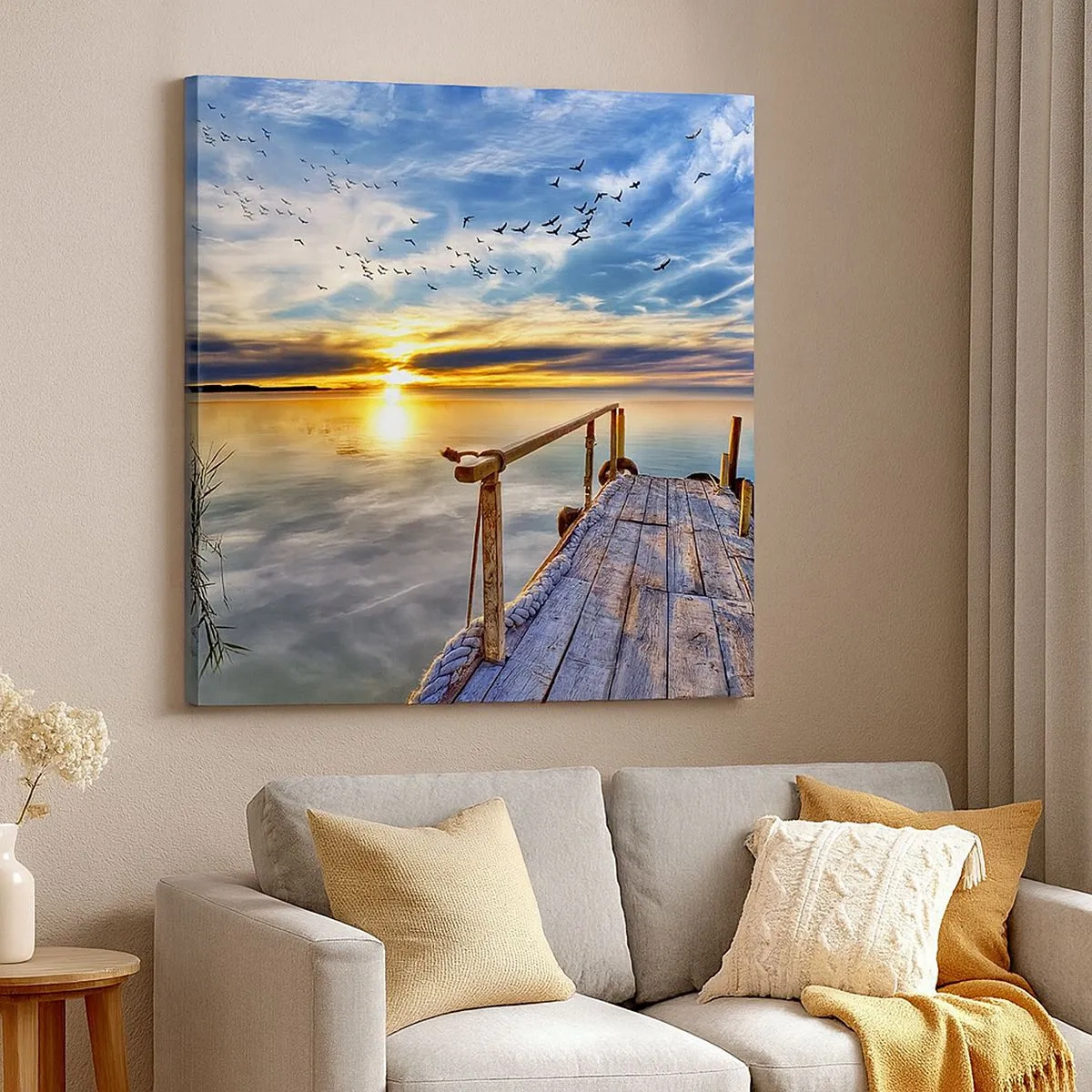 Tablou pe pânză - Vântul se odihnește - 30x30 cm