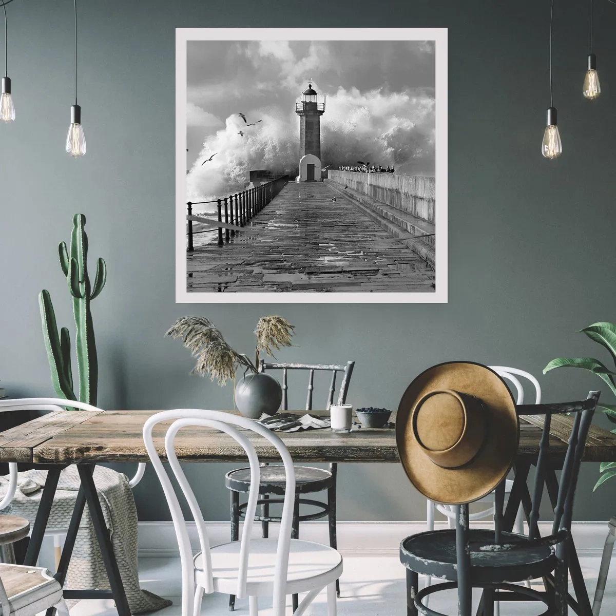 Poster - Fără frică  - 50x50 cm