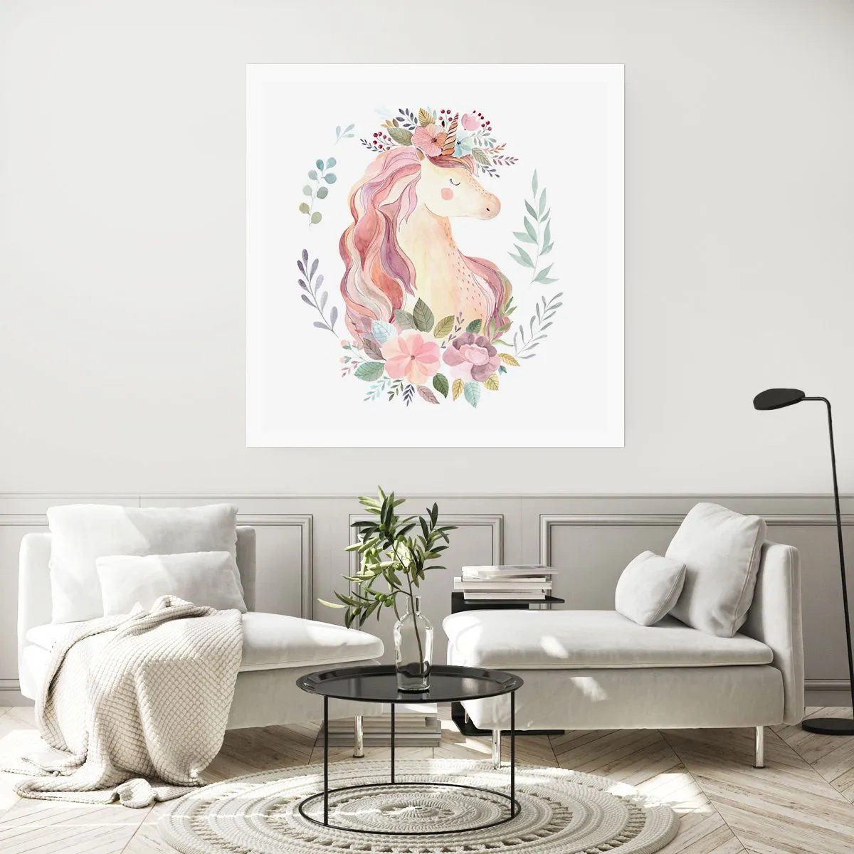 Poster - O invitație în lumea basmelor - 50x50 cm