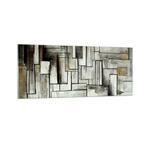 Tablou pe sticlă - Puterea simplității - 100x40 cm