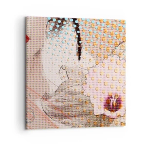 Tablou pe pânză - Eroină de benzi desenate - 50x50 cm