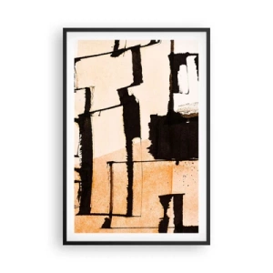 Poster în ramă neagră - Cu toate acestea, ordinea - 61x91 cm