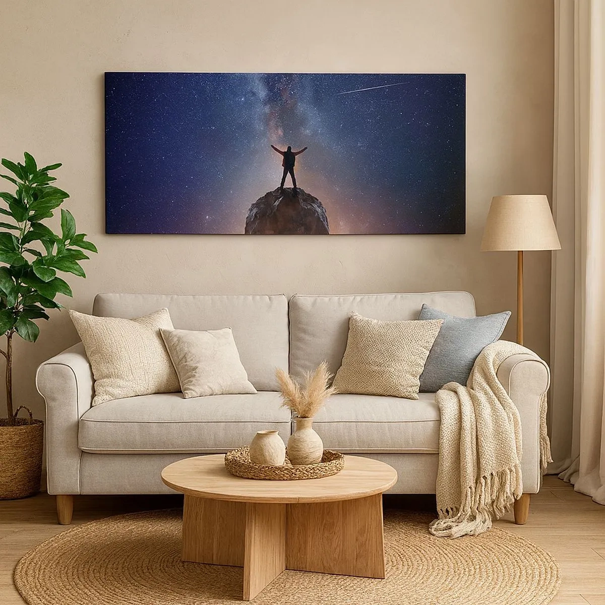 Tablou pe pânză - Puterea este cu mine! - 100x40 cm