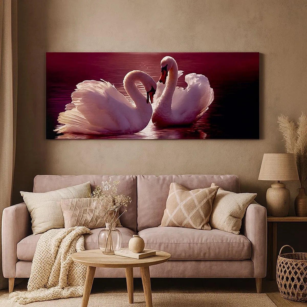 Tablou pe pânză - Până când moartea ne va despărți - 100x40 cm