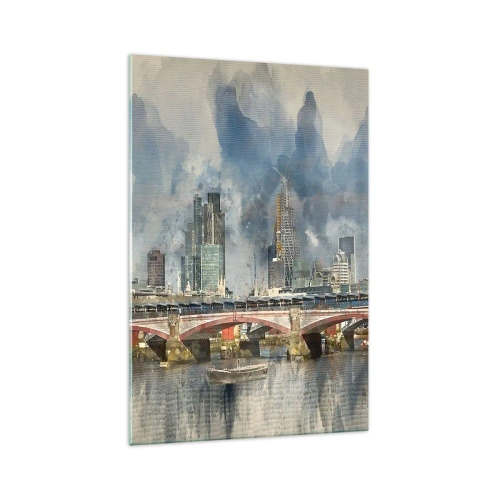 Tablou pe sticlă - Londra în toată splendoarea ei - 70x100 cm