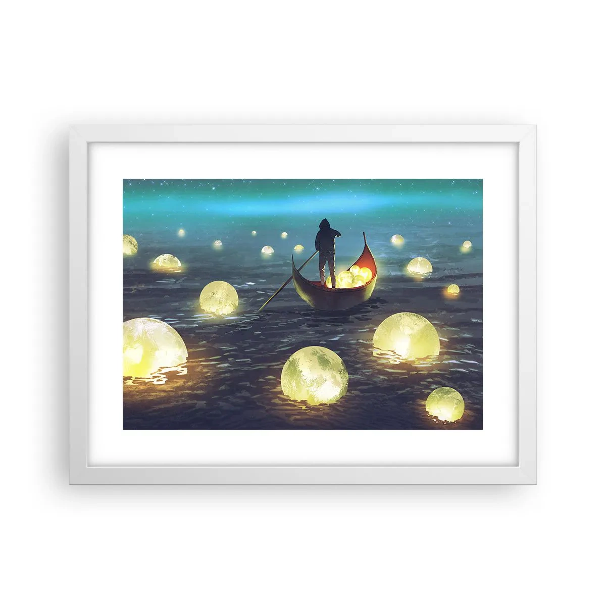 Poster în ramă albă - Lucruri la care filozofii nu au visat niciodată - 40x30 cm