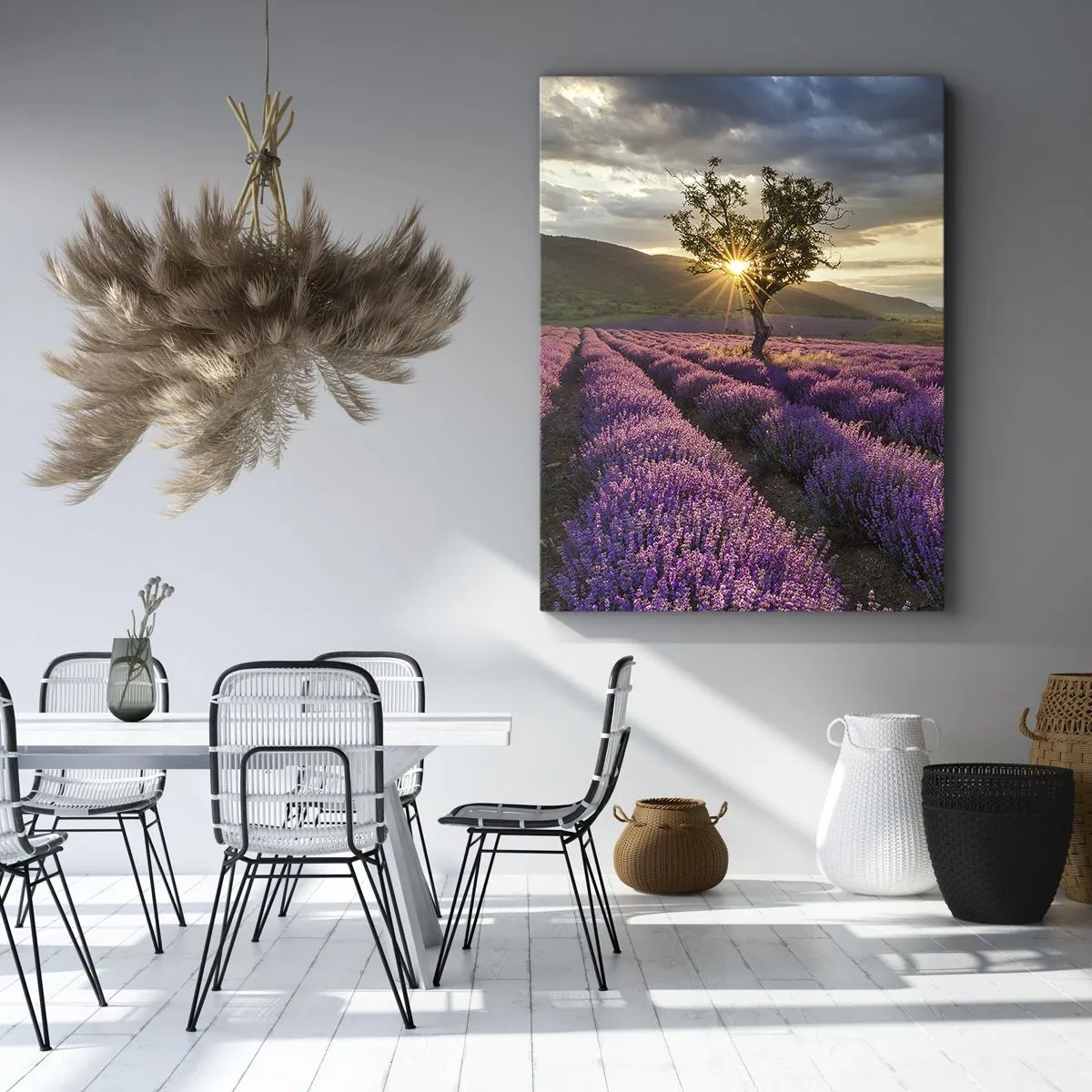 Tablou pe pânză - Aroma în liliac - 50x70 cm