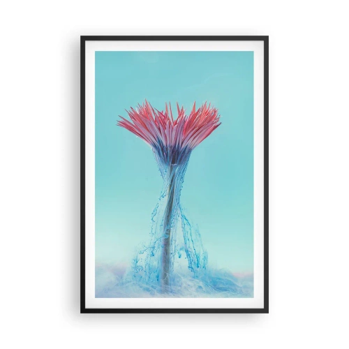 Poster în ramă neagră - Într-o unduire revigorantă - 61x91 cm