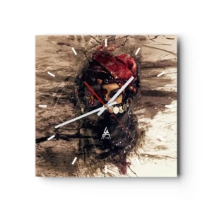 Ceas de perete - Ceas pe sticlă - Cel puțin îngrijător - 30x30 cm