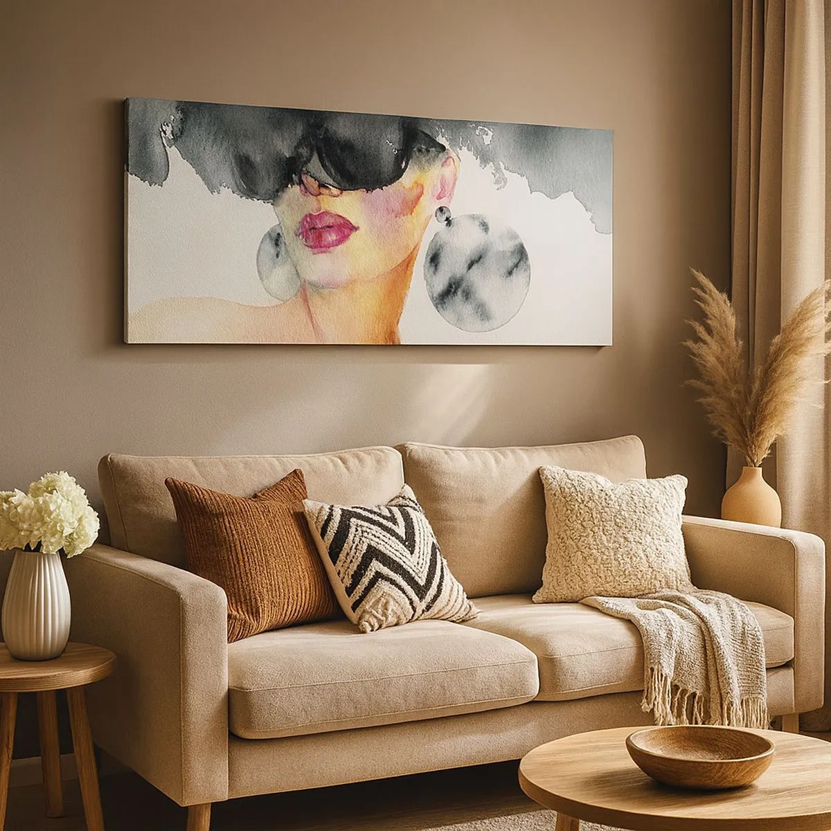 Tablou pe pânză - Secretul eleganței - 100x40 cm