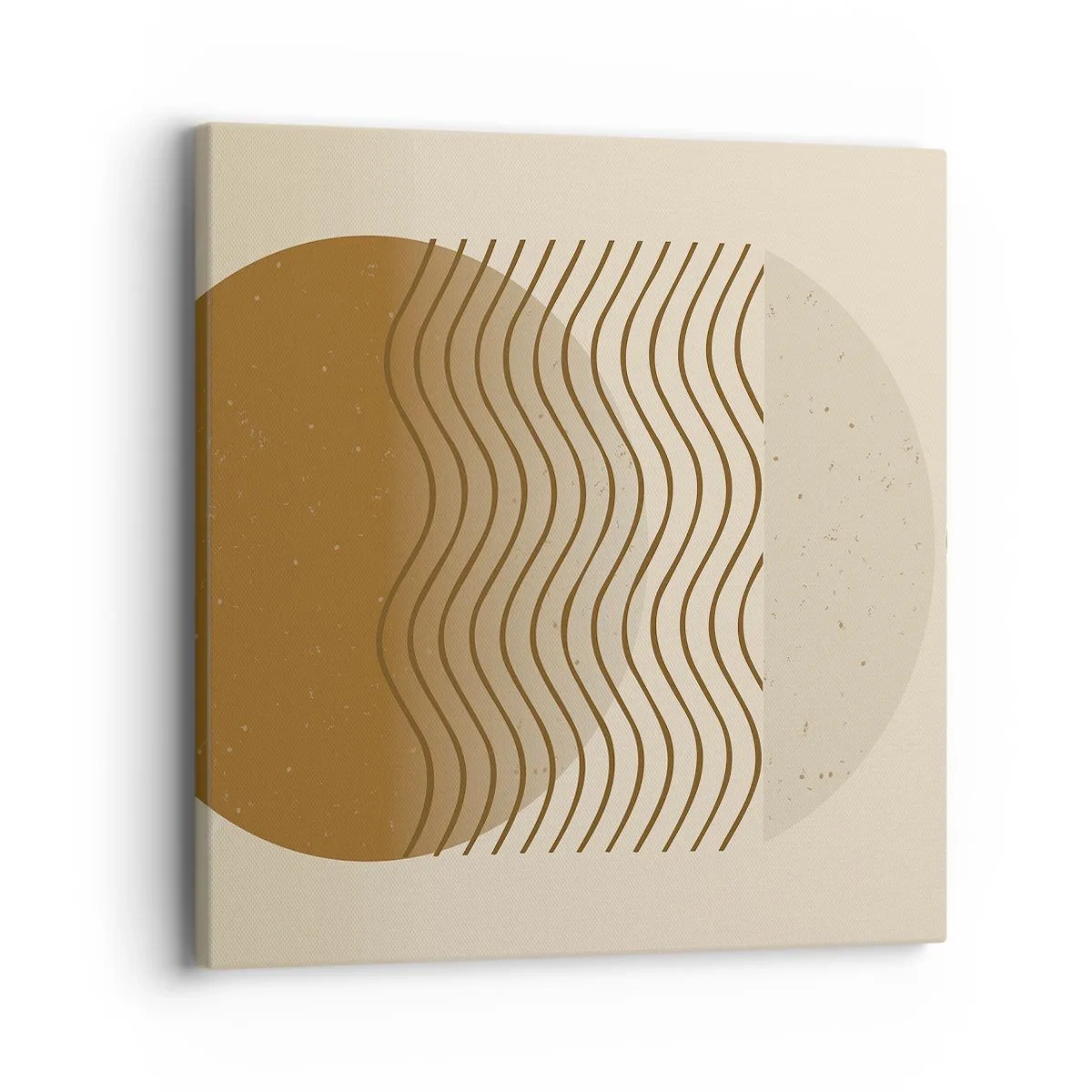 Tablou pe pânză - Despre originea figurilor geometrice - 40x40 cm