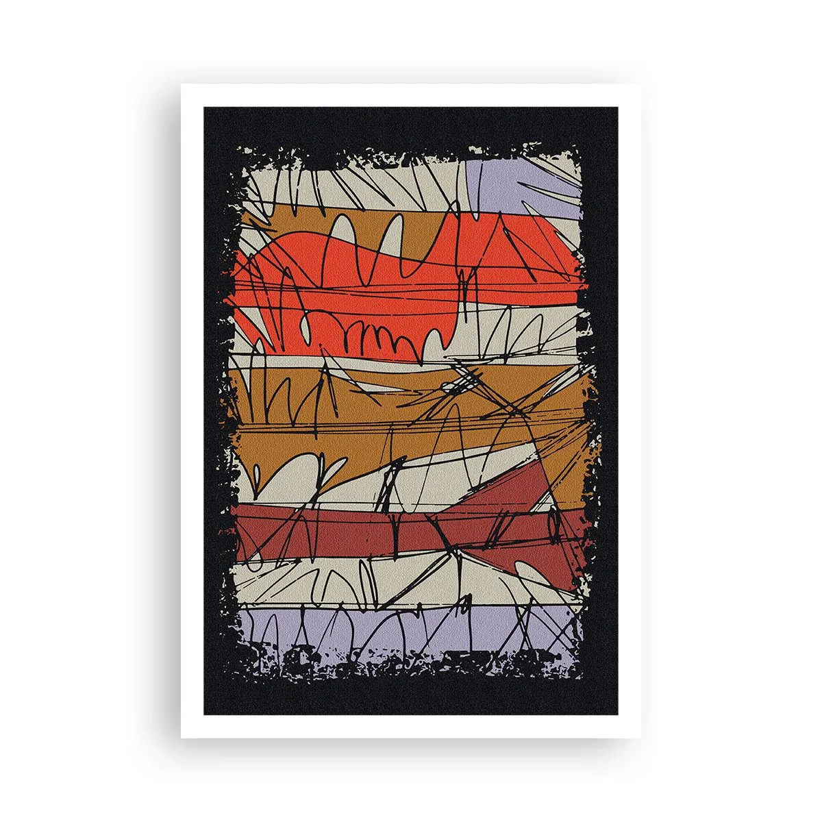 Poster - Compoziție spontană - 70x100 cm