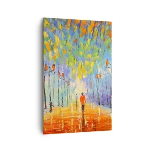 Tablou pe pânză - Cântecul de noapte al ploii - 80x120 cm