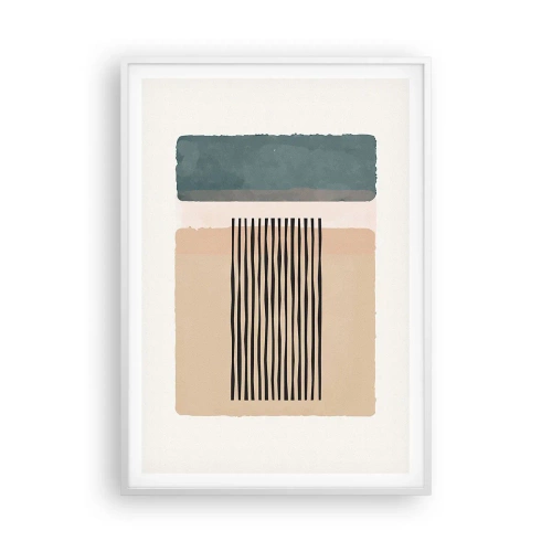Poster în ramă albă - Totul este în regulă - 70x100 cm