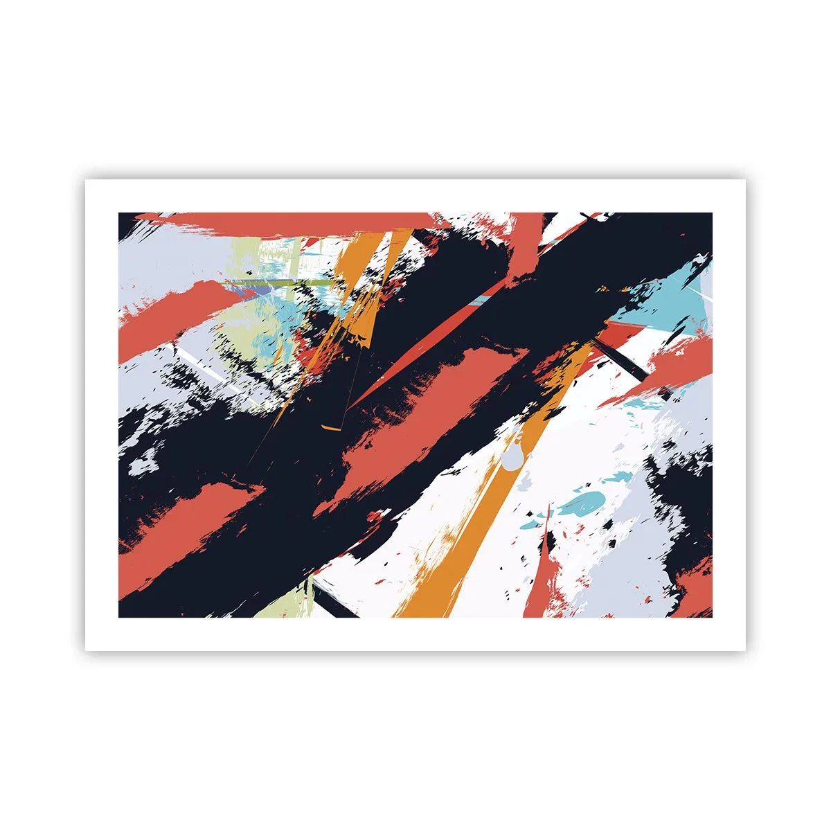 Poster - Compoziție dinamică - 70x50 cm