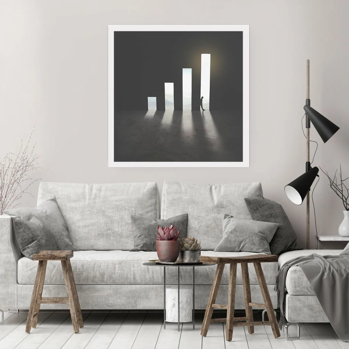 Poster - Succesul - o impresie - 60x60 cm