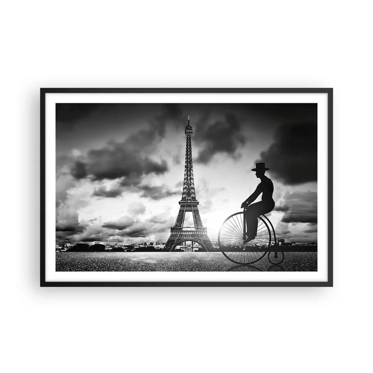Poster în ramă neagră - Dorul de Belle Epoque - 91x61 cm