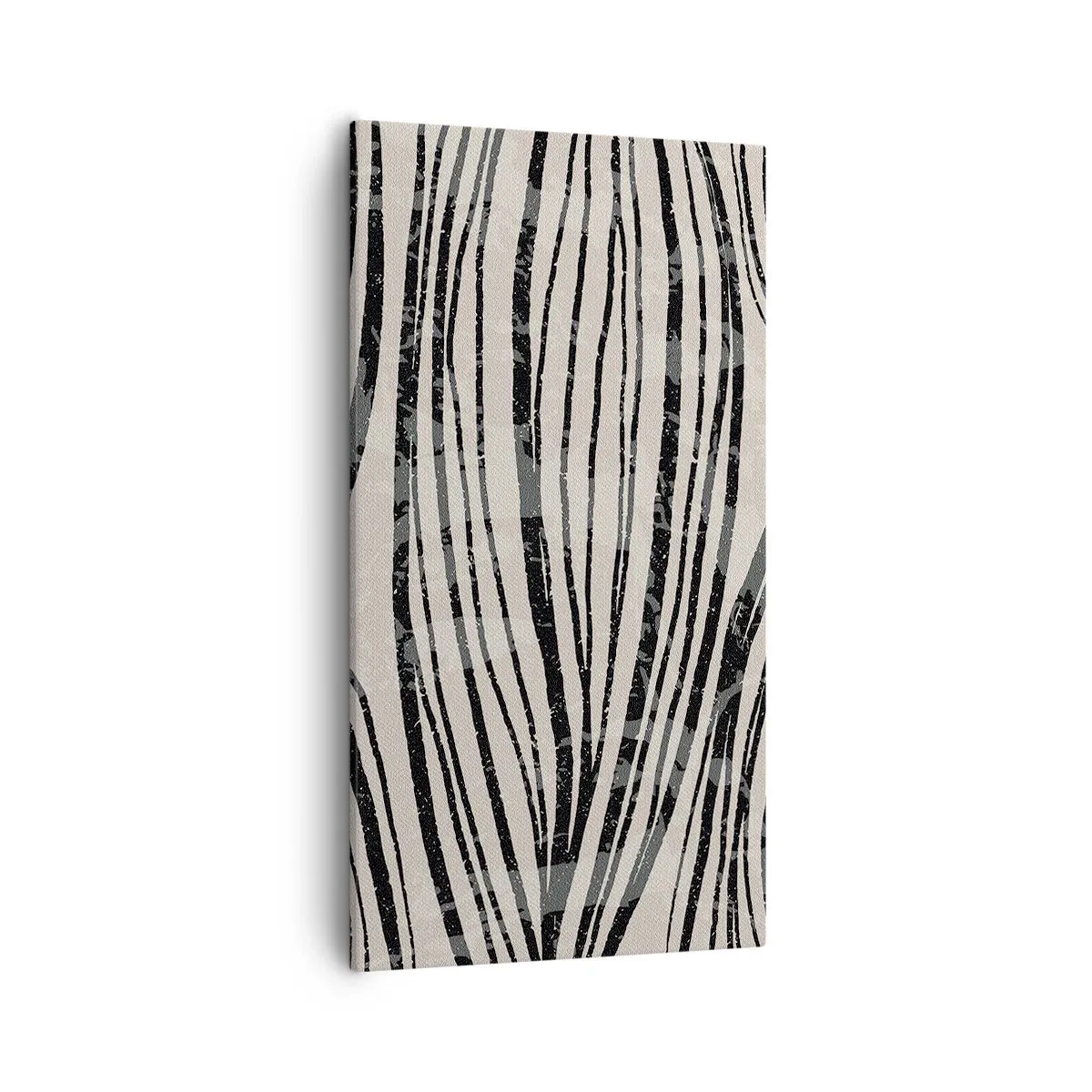 Tablou pe pânză - Deversare de linii - 55x100 cm