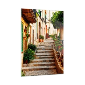 Tablou pe sticlă - Magia unei vacanțe în Spania - 50x70 cm