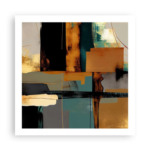 Poster - Abstracția - lumină și umbră - 60x60 cm