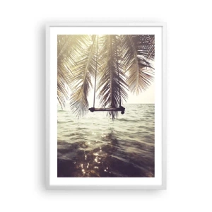 Poster în ramă albă - Poți să te dai în vânt după pofta inimii tale - 50x70 cm