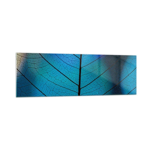 Tablou pe sticlă - Construcție de finețe - 160x50 cm