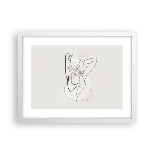 Poster în ramă albă - Arta seducției - 40x30 cm