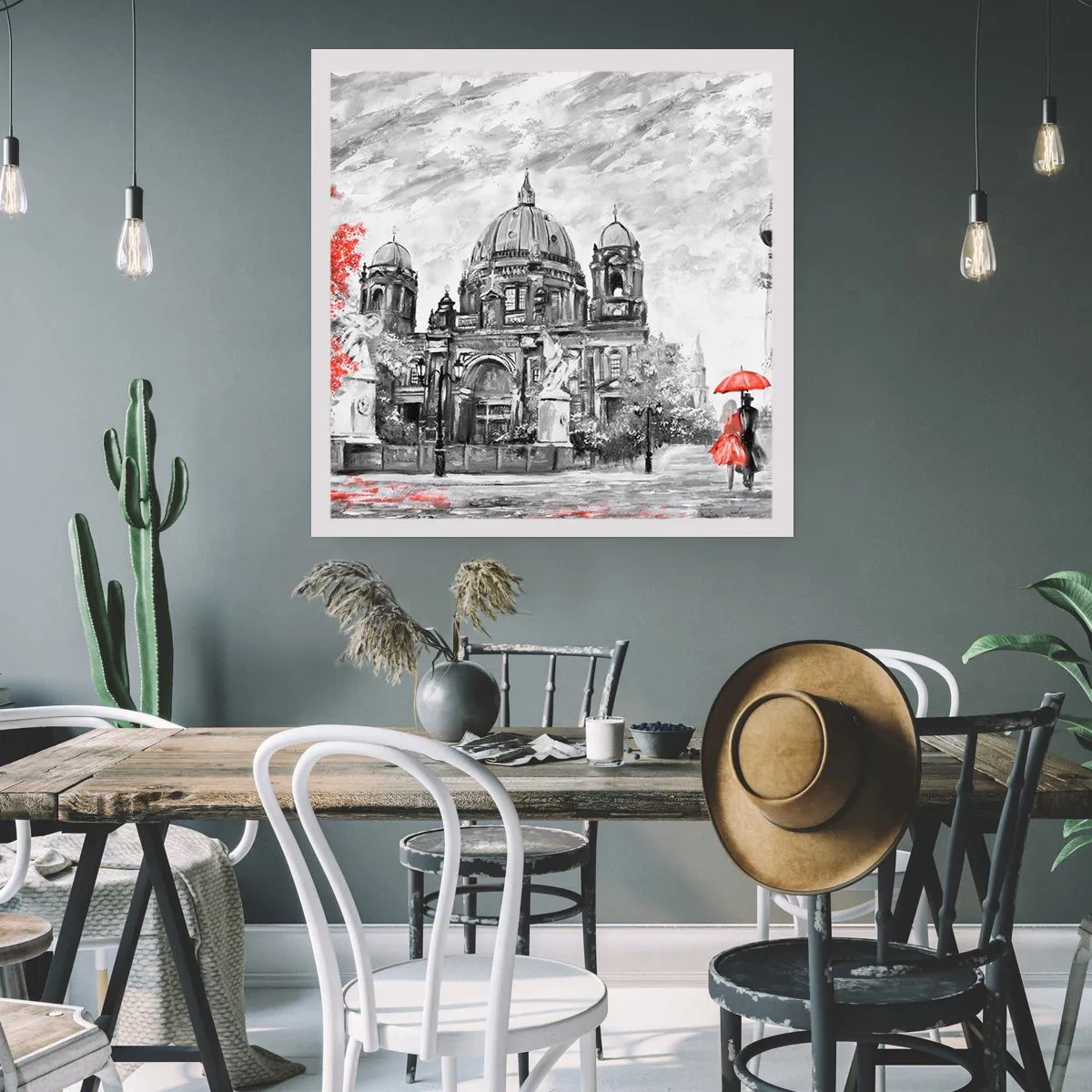 Poster - Reuniune în Berlin - 60x60 cm