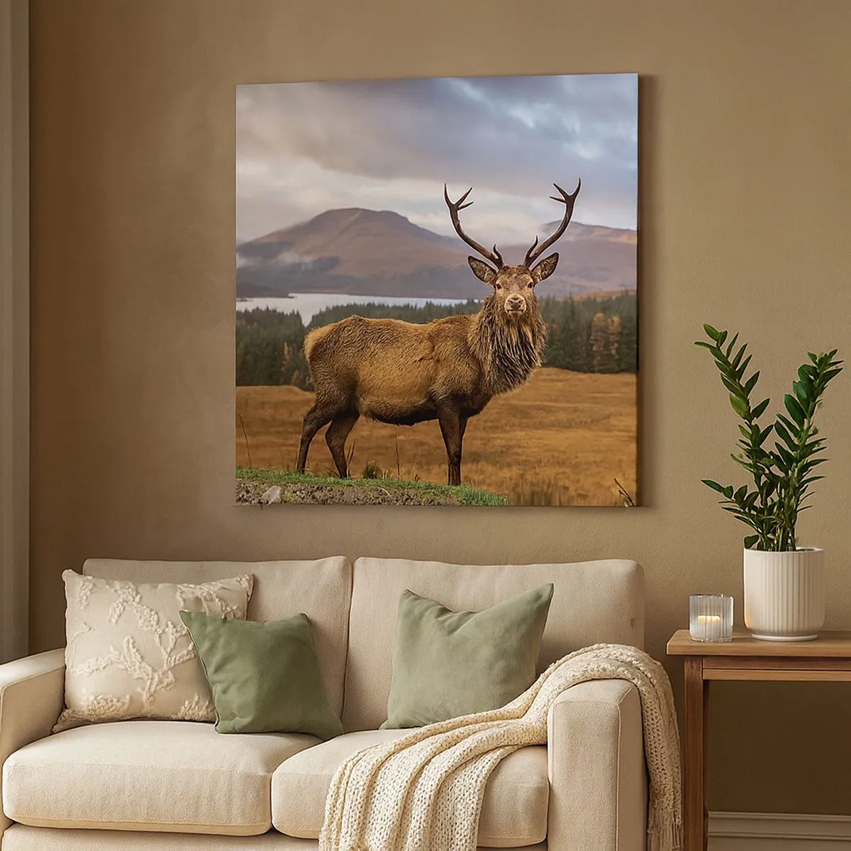 Tablou pe pânză - Măreția naturii - 30x30 cm