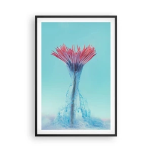 Poster în ramă neagră - Într-o unduire revigorantă - 61x91 cm