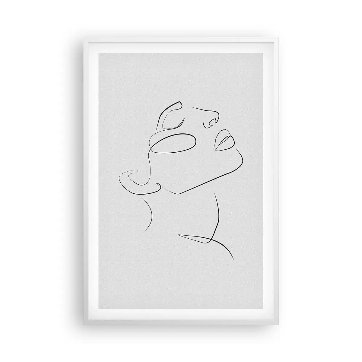 Poster în ramă albă - Meandrele unui vis - 61x91 cm