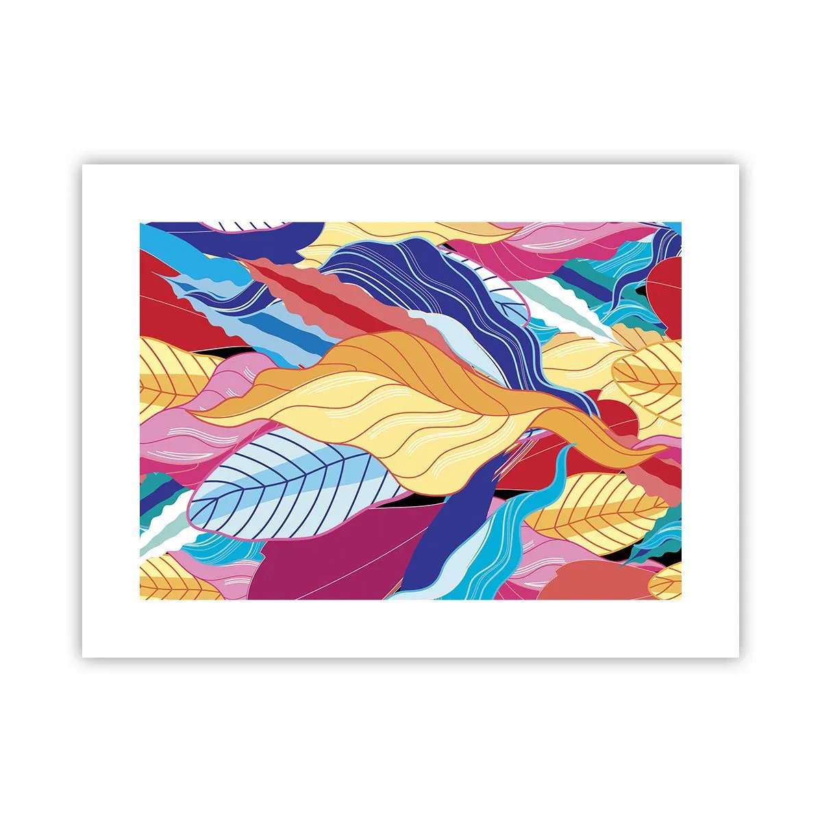 Poster - O dezordine colorată - 40x30 cm