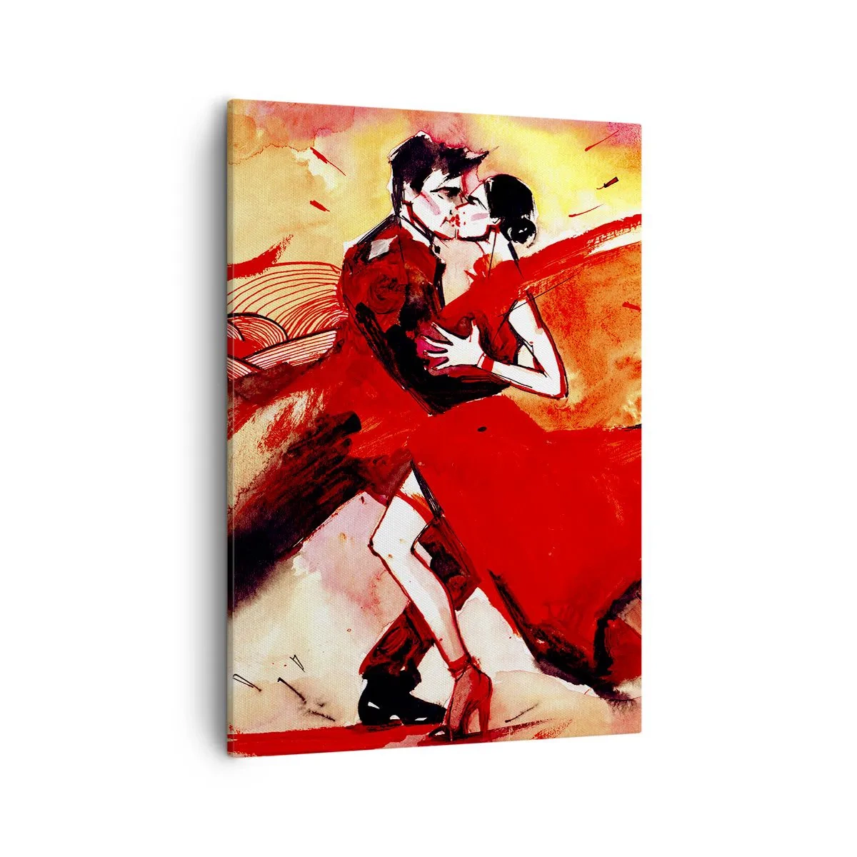 Tablou pe pânză - Ritmul pasiunii purpuriu - 50x70 cm