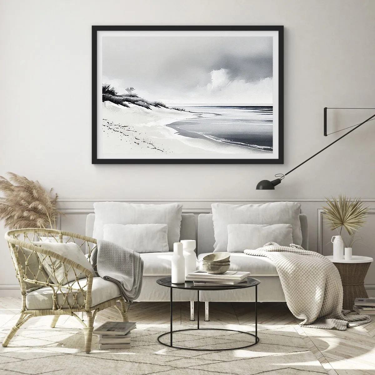 Poster în ramă neagră - Întotdeauna împreună - 70x50 cm